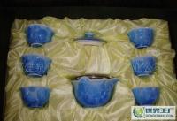 品味茶藝之美 特價混批7頭手抓蘭結晶釉功夫茶具，家居雅韻新選擇